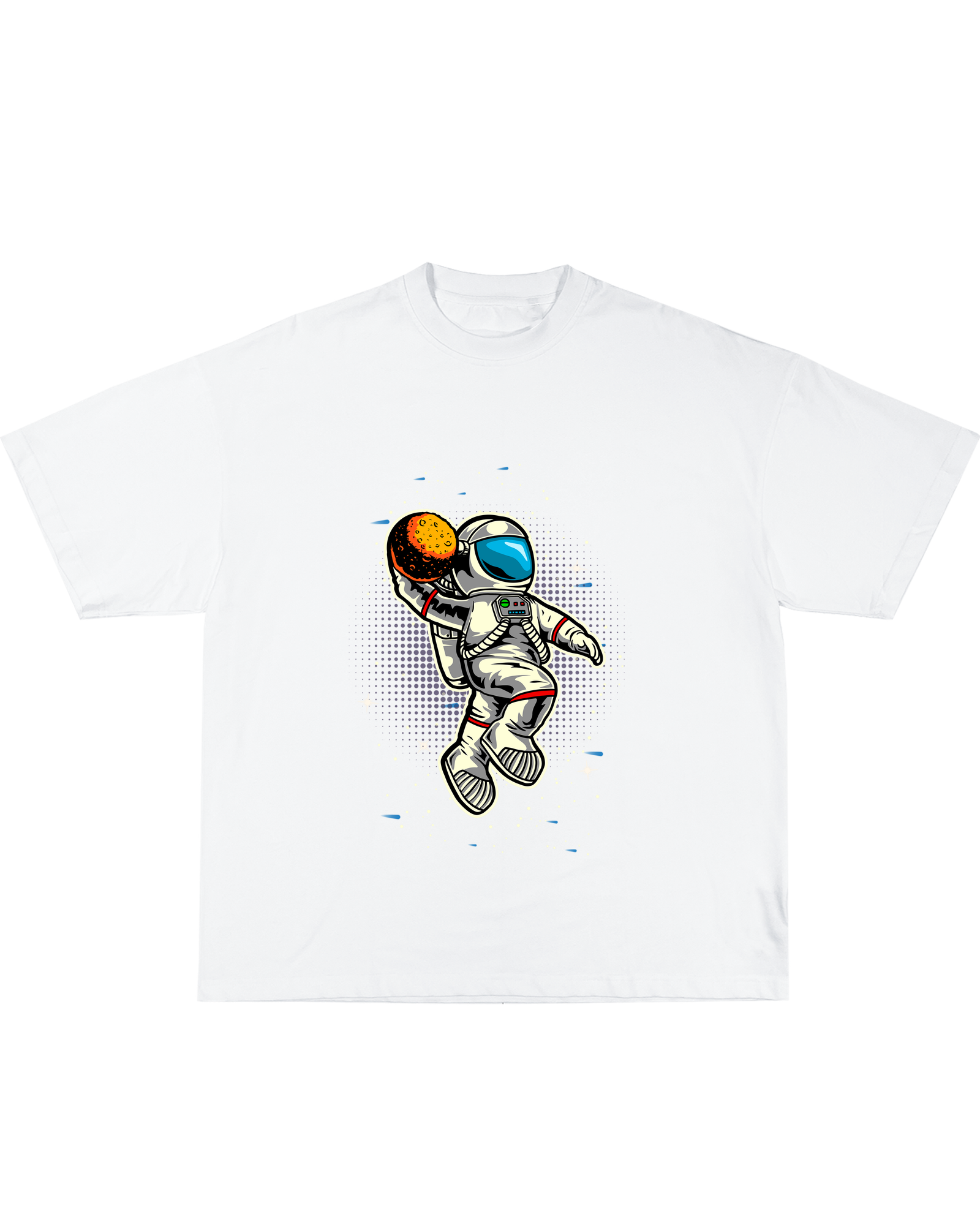 Space Basketballer Astronaut Oversize T-Shirt