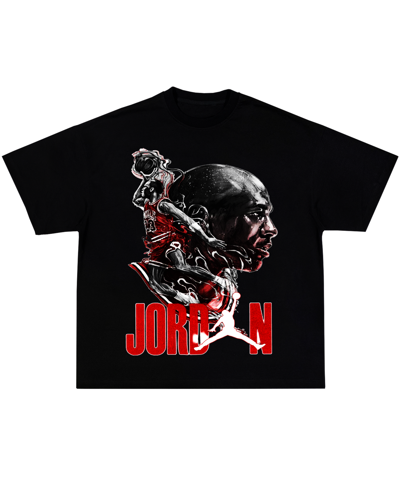 Untitled-03 Michael Jordan 5 Oversize T-Shirt