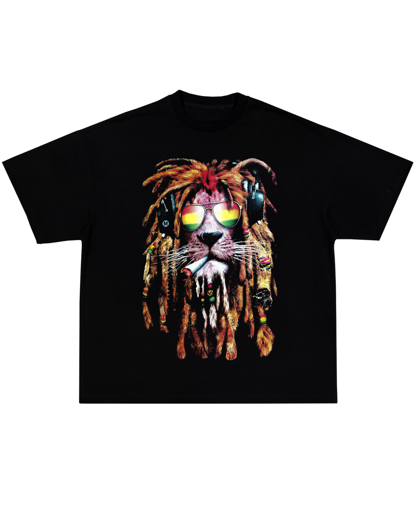 Untitled-10 Reggae Lion OVERSIZE T-Shirt