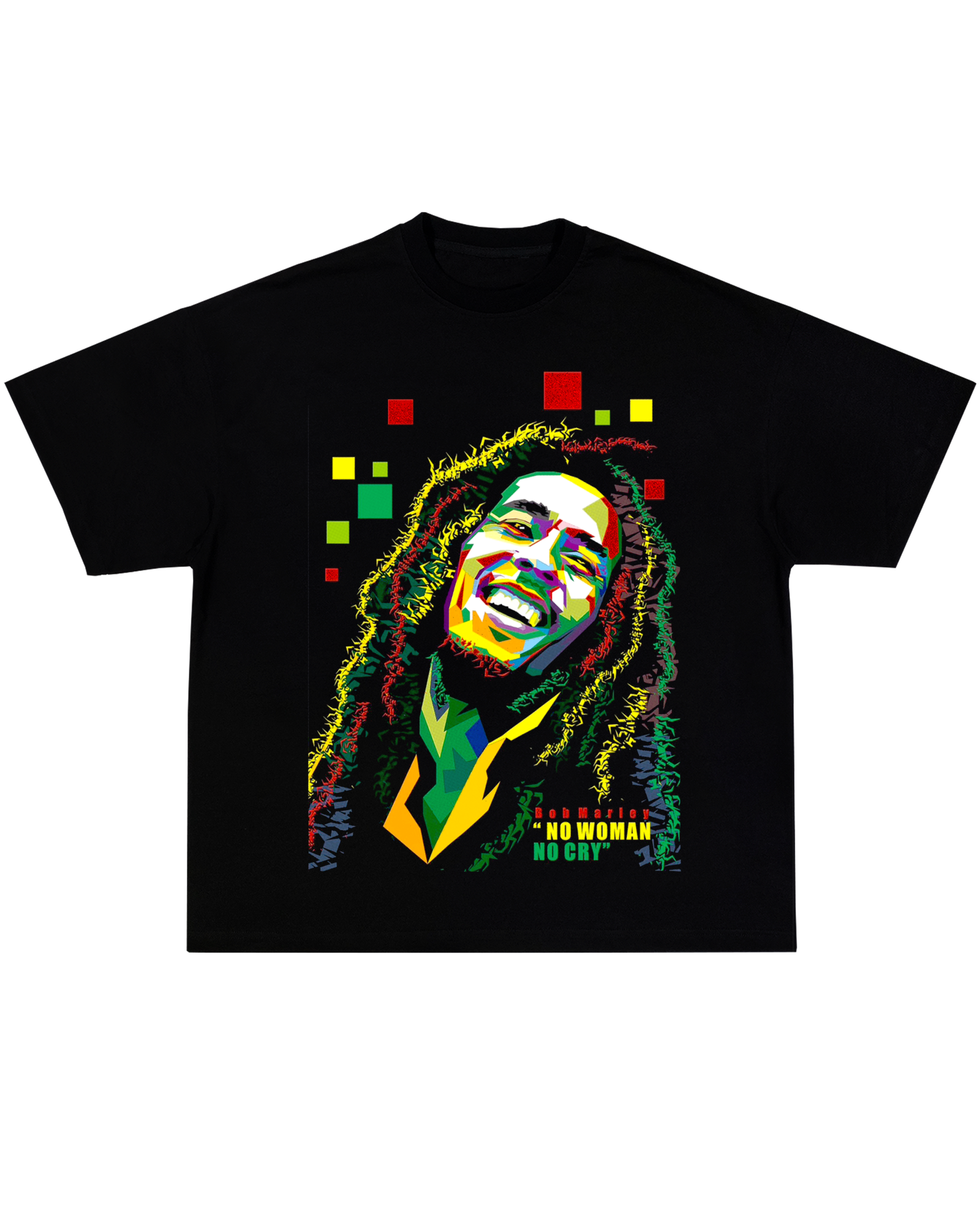 Untitled-11 Bob Marley 'No Woman, No Cry' OVERSIZE T-Shirt