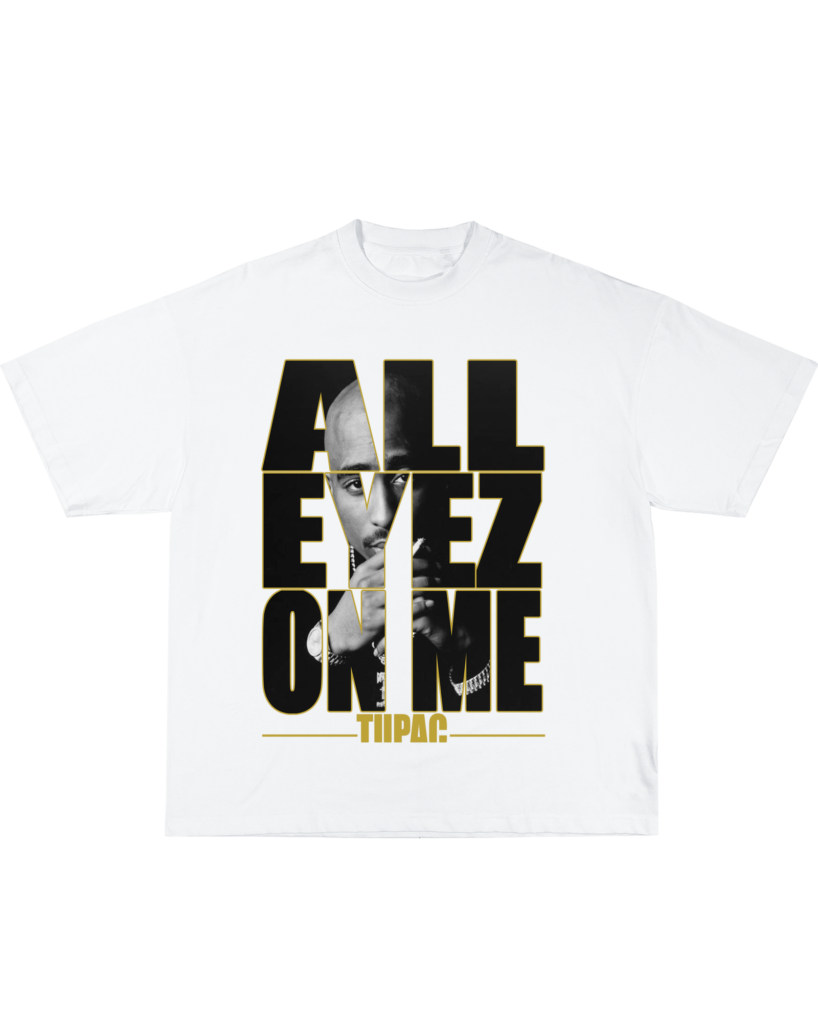 Tupac Shakur 'All Eyez on Me' OVERSIZE T-Shirt